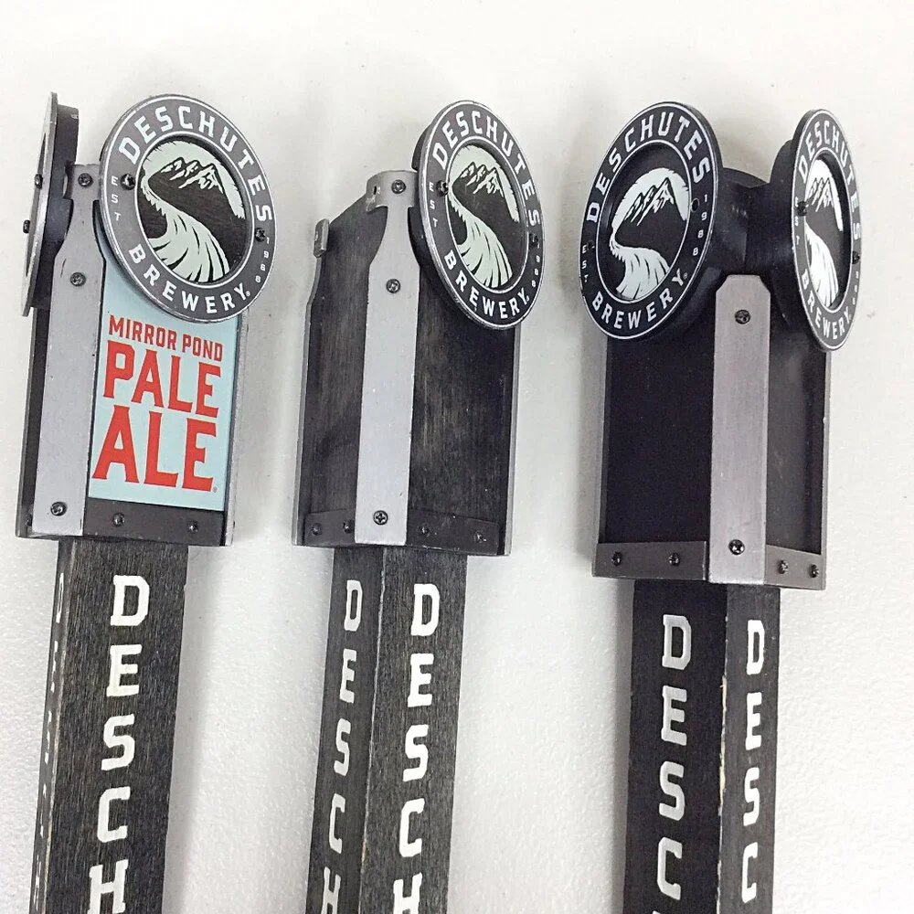 Lot of 3 Deschutes Brewing Beer Tap Handles Mirror Pond Pale‎ Ale Fresh Squeezed